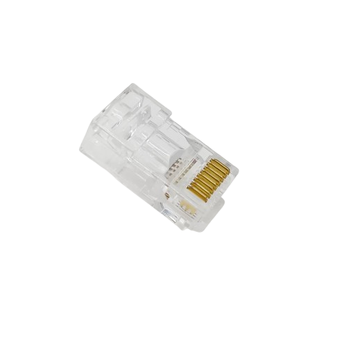 CONECTOR RJ45 CAT6e UTP PASS THROUGH ISI 50