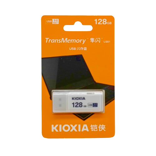 FLASHDISK KIOXIA 32GB, 64GB, 128GB 3.2 U301