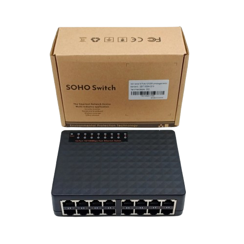 SWITCH HUB SANURPRO 10/100 16 PORT
