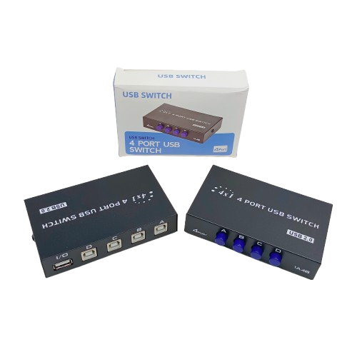 SWITCH PRINTER USB  MANUAL SANURPRO 4 PORT