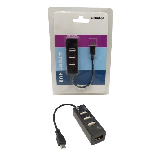 USB HUB 2.0 4 PORT COLOK MICRO