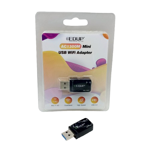 WIFI USB 3.0 AC1300MBPS DUAL BAND EDUP EP-AC1689