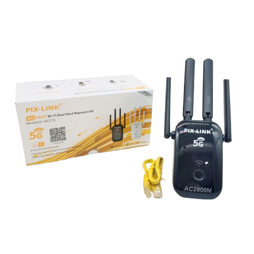 WIFI REPEATER PIX-LINK LV-AC27Q AC2800M DUAL BAND 5G