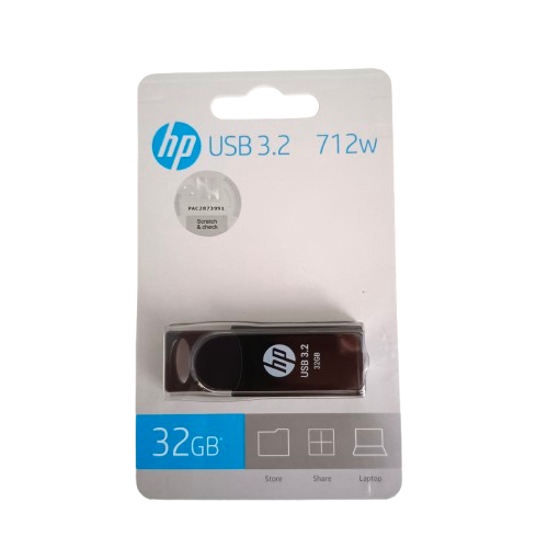 FLASHDISK HP 32GB, 64GB, 128GB 3.2 712W BLACK