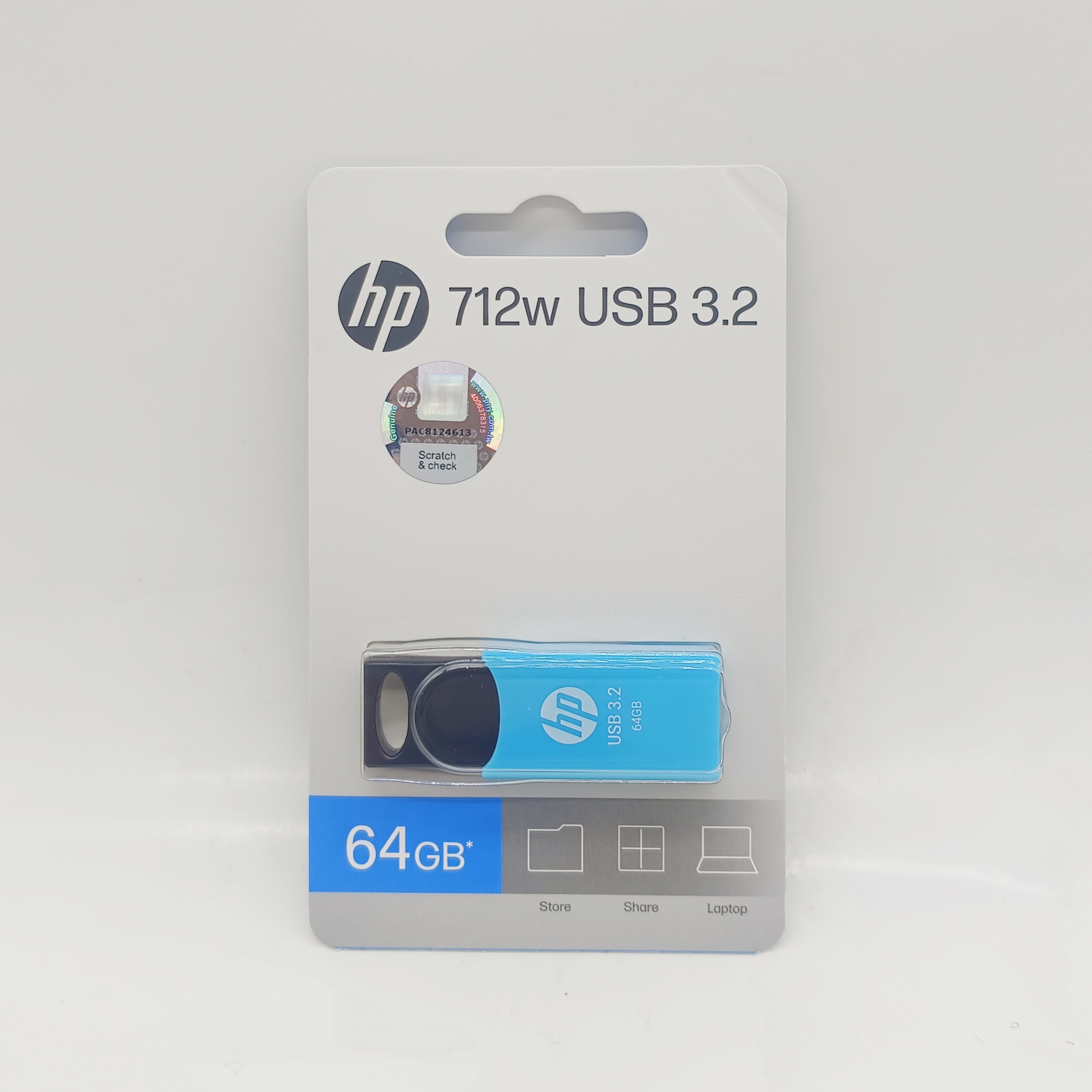 FLASHDISK HP 32GB, 64GB, 128GB, 256GB 3.2 712W BLUE
