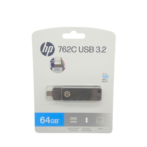 FLASHDISK HP 64GB, 128GB, 256GB 3.2 762C OTG TYPE-C NEW