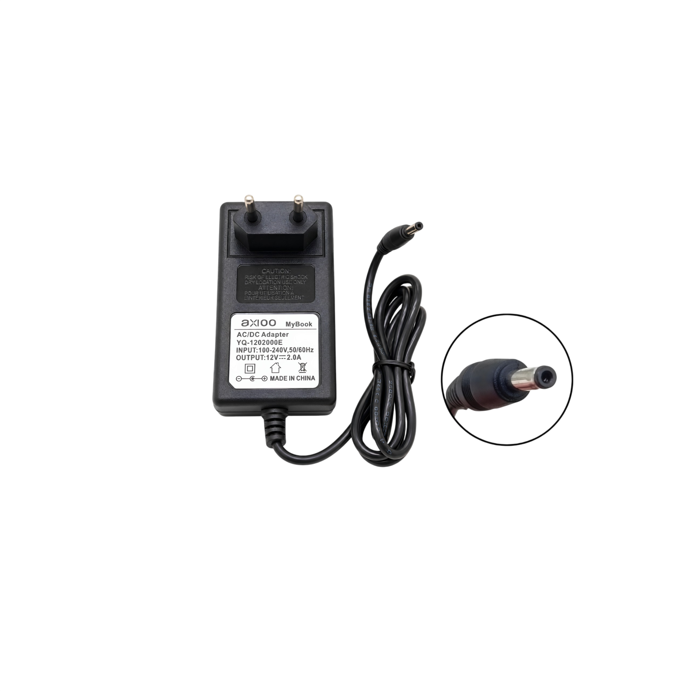 ADAPTOR AXIOO 12V 2A 3.5×1.35MM