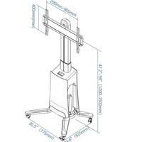BRACKET MONITOR NB G85 55"- 80"